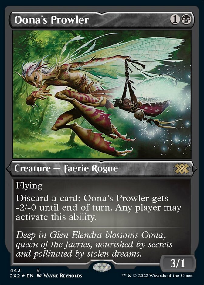Oona's Prowler (Foil Etched) [Double Masters 2022] | Galactic Gamez