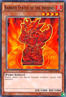Barrier Statue of the Inferno [OP04-EN018] Common | Galactic Gamez