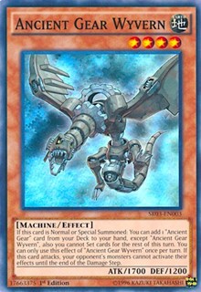 Ancient Gear Wyvern [SR03-EN003] Super Rare | Galactic Gamez