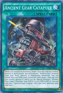 Ancient Gear Catapult [SR03-EN021] Super Rare | Galactic Gamez