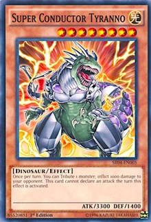 Super Conductor Tyranno [SR04-EN005] Common | Galactic Gamez