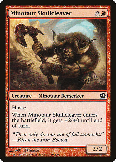 Minotaur Skullcleaver [Theros] | Galactic Gamez