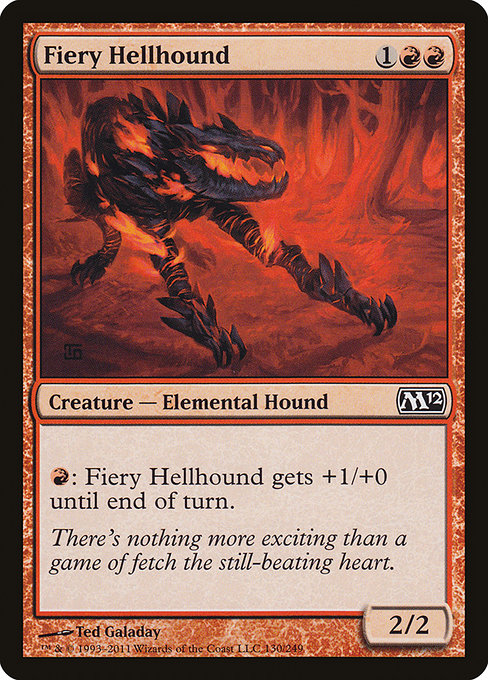 Fiery Hellhound [Magic 2012] | Galactic Gamez