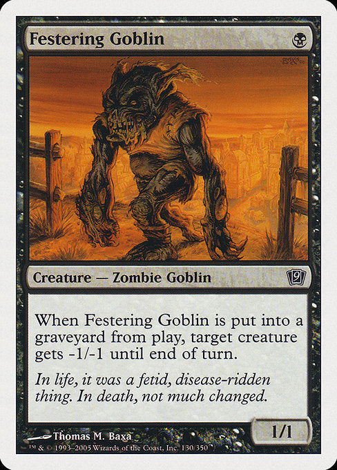 Festering Goblin [Ninth Edition] | Galactic Gamez