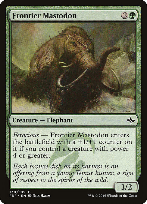 Frontier Mastodon [Fate Reforged] | Galactic Gamez