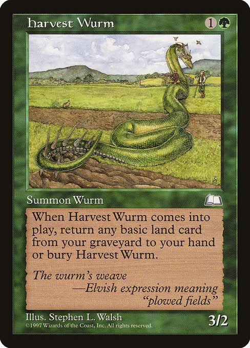 Harvest Wurm [Weatherlight] | Galactic Gamez