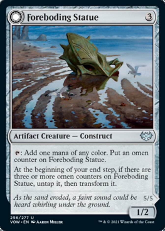 Foreboding Statue // Forsaken Thresher [Innistrad: Crimson Vow] | Galactic Gamez