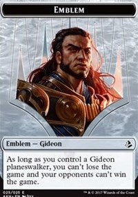Emblem - Gideon of the Trials // Zombie Token [Amonkhet] | Galactic Gamez