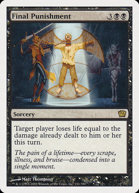 Final Punishment [Ninth Edition] | Galactic Gamez