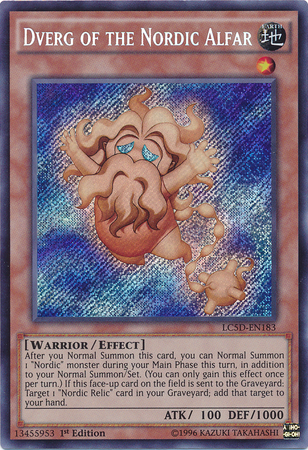 Dverg of the Nordic Alfar [LC5D-EN183] Secret Rare | Galactic Gamez