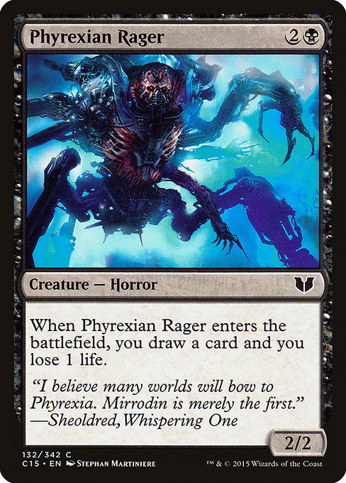 Phyrexian Rager [Commander 2015] | Galactic Gamez