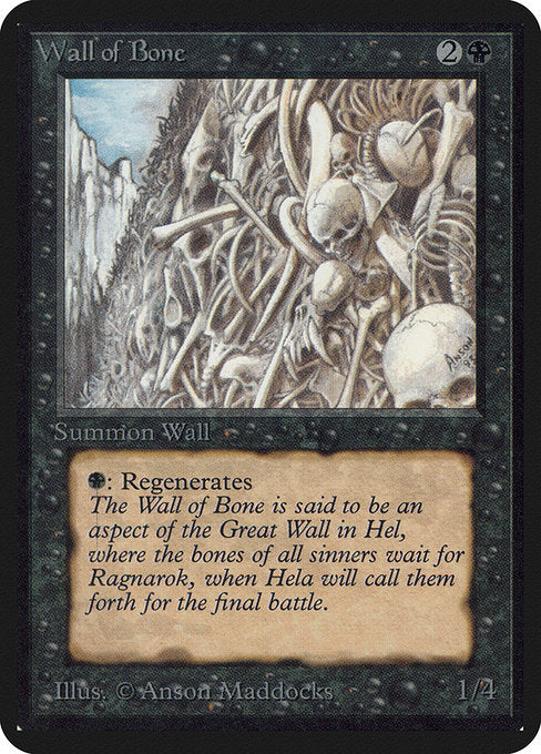 Wall of Bone [Limited Edition Alpha] | Galactic Gamez