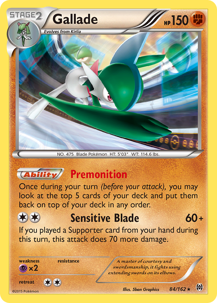 Gallade (84/162) [XY: BREAKthrough] | Galactic Gamez