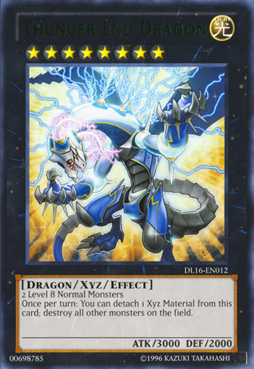 Thunder End Dragon (Green) [DL16-EN012] Rare | Galactic Gamez