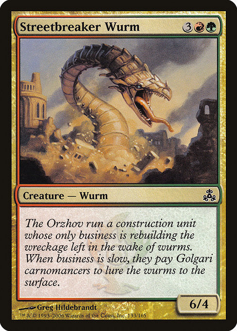Streetbreaker Wurm [Guildpact] | Galactic Gamez