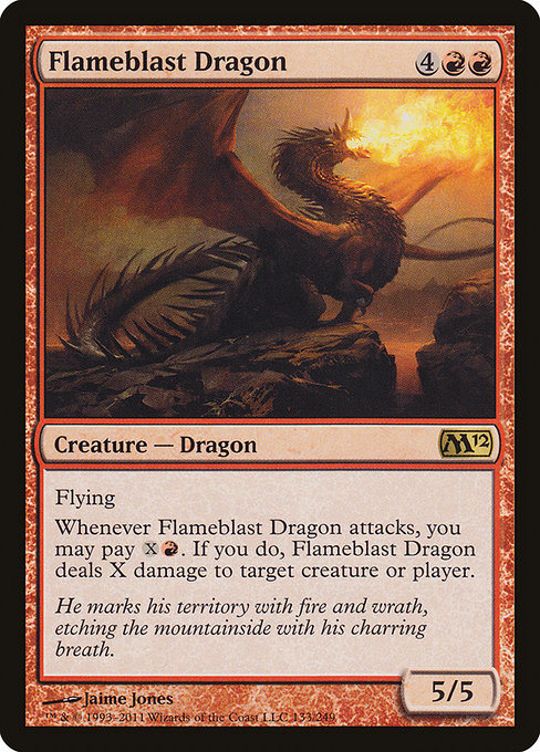 Flameblast Dragon [Magic 2012] | Galactic Gamez