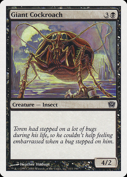 Giant Cockroach [Ninth Edition] | Galactic Gamez