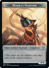 Mishra's Warform // Inkling Double-Sided Token [The Brothers' War Commander Tokens] | Galactic Gamez