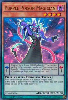 Purple Poison Magician [PEVO-EN006] Ultra Rare | Galactic Gamez
