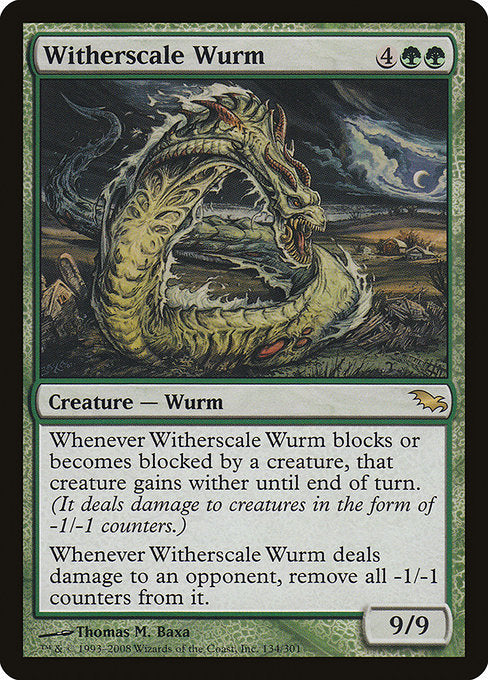 Witherscale Wurm [Shadowmoor] | Galactic Gamez