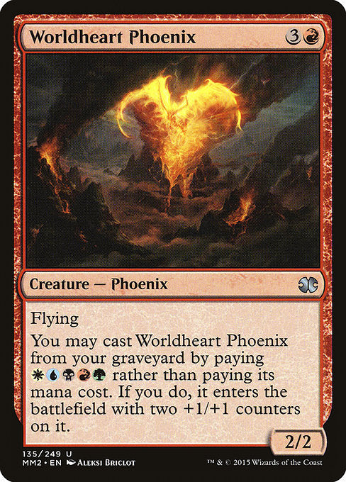Worldheart Phoenix [Modern Masters 2015] | Galactic Gamez