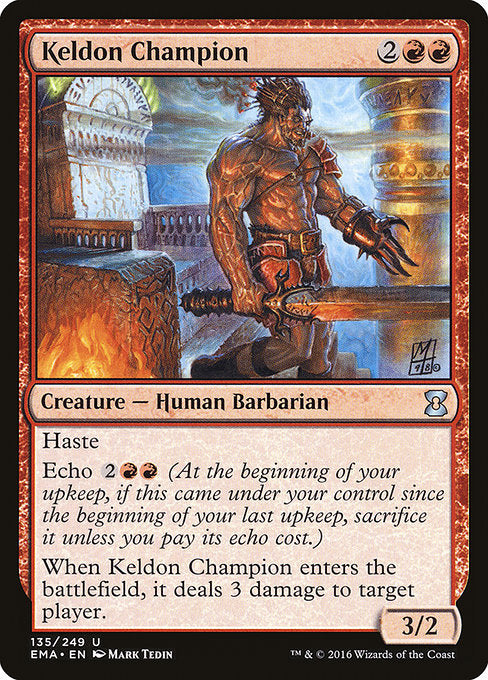 Keldon Champion [Eternal Masters] | Galactic Gamez