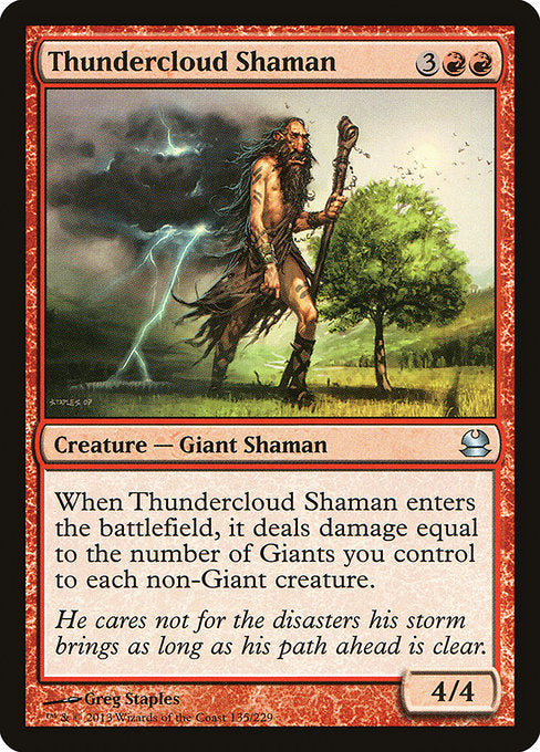 Thundercloud Shaman [Modern Masters] | Galactic Gamez