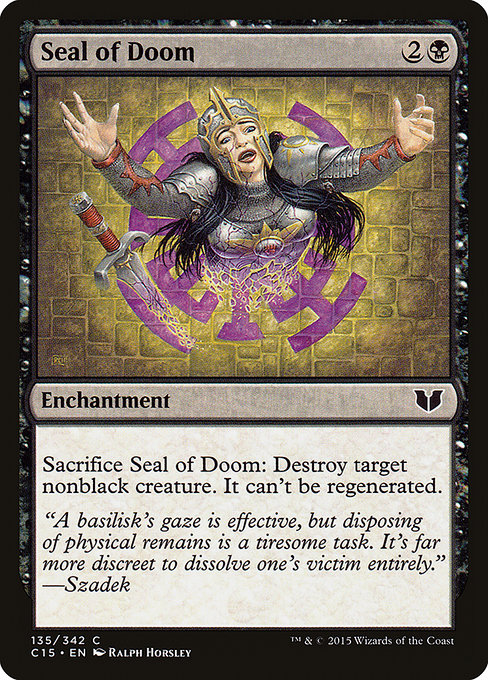 Seal of Doom [Commander 2015] | Galactic Gamez