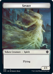 Bird // Spirit Double-Sided Token [Starter Commander Decks] | Galactic Gamez