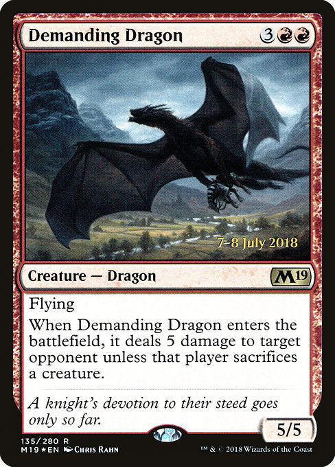 Demanding Dragon [Core Set 2019 Promos] | Galactic Gamez