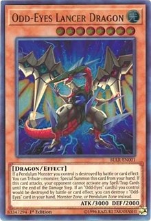 Odd-Eyes Lancer Dragon [BLLR-EN001] Ultra Rare | Galactic Gamez