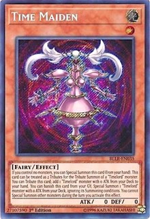 Time Maiden [BLLR-EN035] Secret Rare | Galactic Gamez