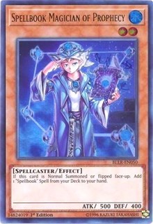 Spellbook Magician of Prophecy [BLLR-EN050] Ultra Rare | Galactic Gamez