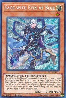 Sage with Eyes of Blue [BLLR-EN055] Secret Rare | Galactic Gamez