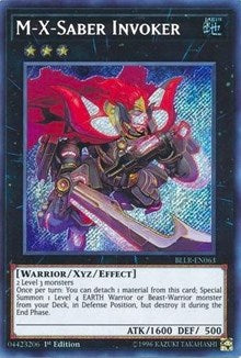 M-X-Saber Invoker [BLLR-EN063] Secret Rare | Galactic Gamez