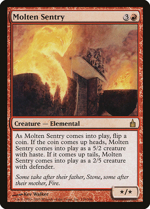 Molten Sentry [Ravnica: City of Guilds] | Galactic Gamez