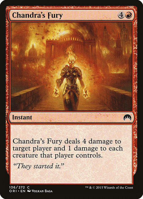 Chandra's Fury [Magic Origins] | Galactic Gamez
