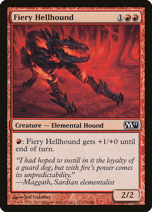 Fiery Hellhound [Magic 2011] | Galactic Gamez