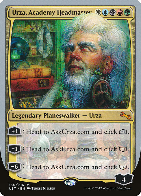 Urza, Academy Headmaster [Unstable] | Galactic Gamez