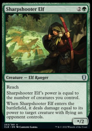 Sharpshooter Elf [Commander Legends: Battle for Baldur's Gate] | Galactic Gamez