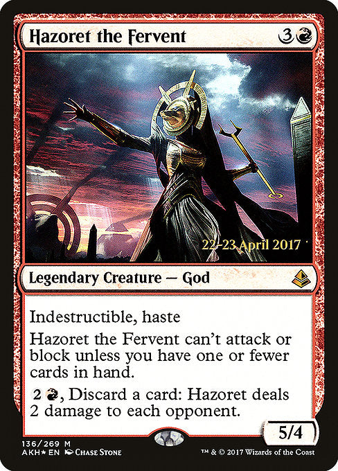 Hazoret the Fervent [Amonkhet Promos] | Galactic Gamez