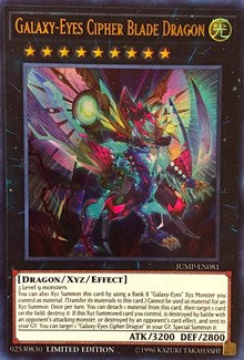 Galaxy-Eyes Cipher Blade Dragon [JUMP-EN081] Ultra Rare | Galactic Gamez