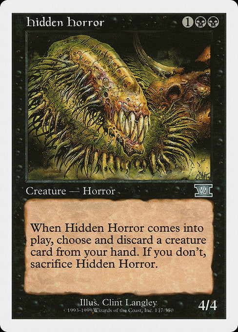 Hidden Horror [Classic Sixth Edition] | Galactic Gamez