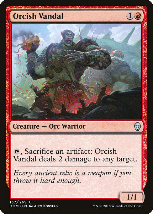 Orcish Vandal [Dominaria] | Galactic Gamez