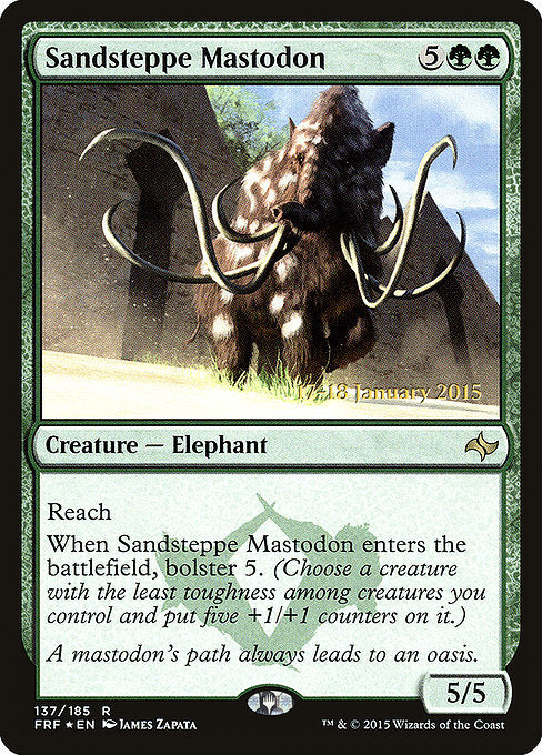 Sandsteppe Mastodon [Fate Reforged Promos] | Galactic Gamez