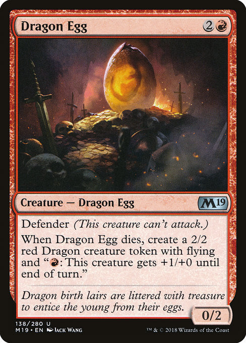 Dragon Egg [Core Set 2019] | Galactic Gamez