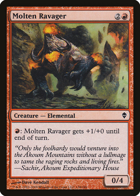 Molten Ravager [Zendikar] | Galactic Gamez