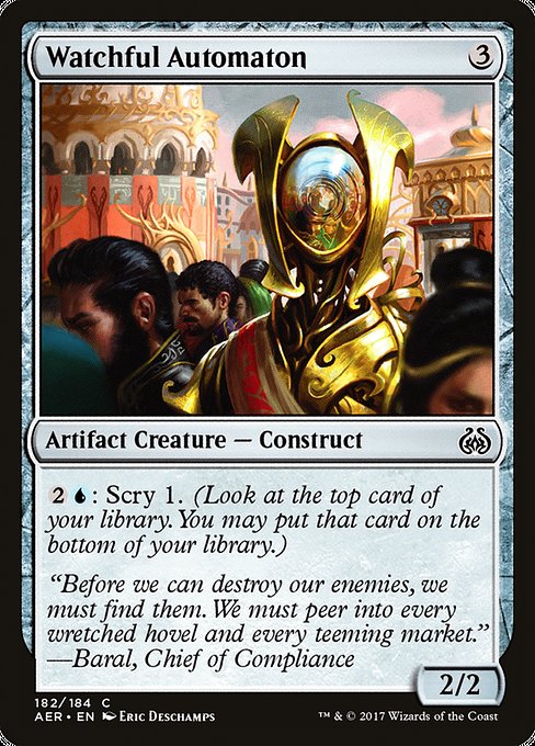 Watchful Automaton [Aether Revolt] | Galactic Gamez