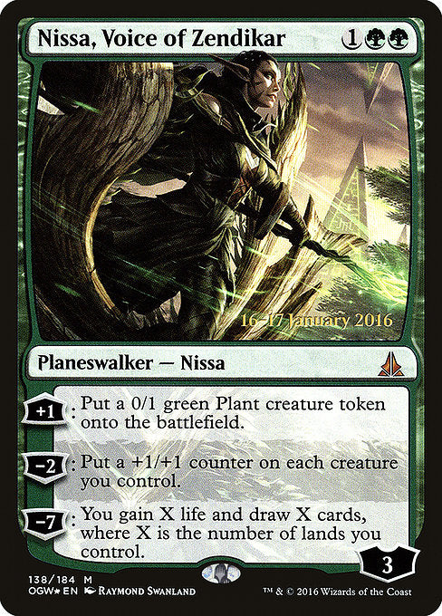 Nissa, Voice of Zendikar [Oath of the Gatewatch Promos] | Galactic Gamez