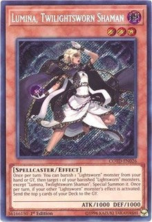 Lumina, Twilightsworn Shaman [COTD-EN026] Secret Rare | Galactic Gamez